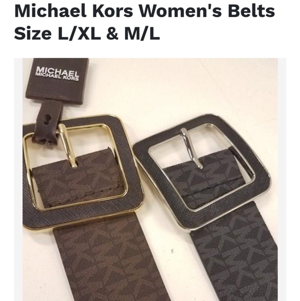 Black Michael kors Women belt the brown one have sold - Picture 3 of 4